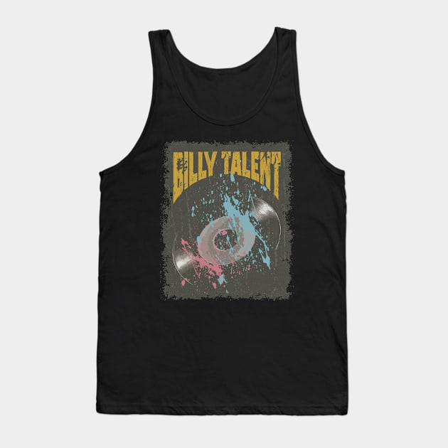 Billy Talent Vintage Vynil Tank Top by K.P.L.D.S.G.N